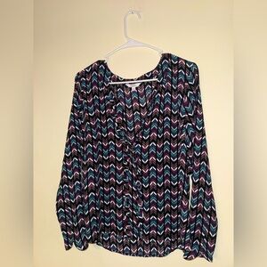 Candie's Multicolor Chevron Blouse